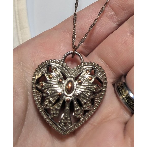 Charming Charlie Puffed Heart Pearl Necklace - Picture 12 of 13